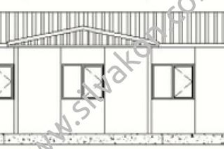 193 m2 Prefabrik Ofisler