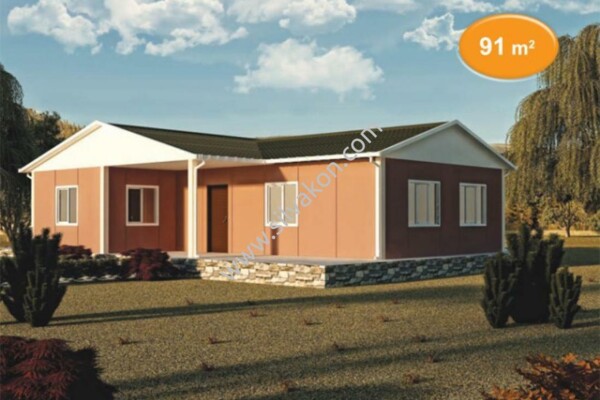 91m² Tek Katlı Prefbrik Konut
