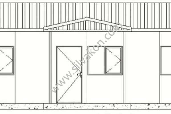 68 m2 Prefabrik Ofis