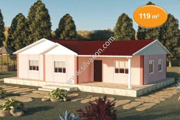 119 m² Tek Katlı Prefabrik Konut