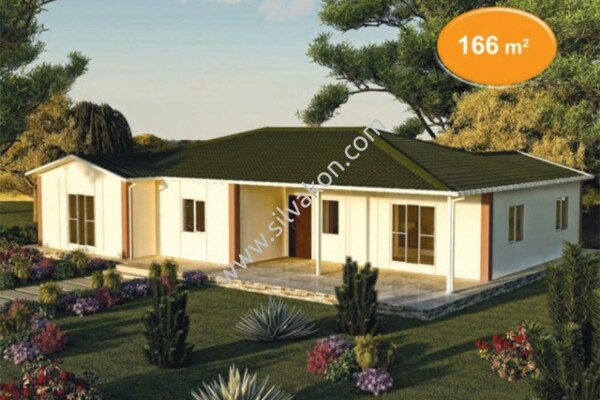 166 m² Tek Katlı Prefabrik Konut