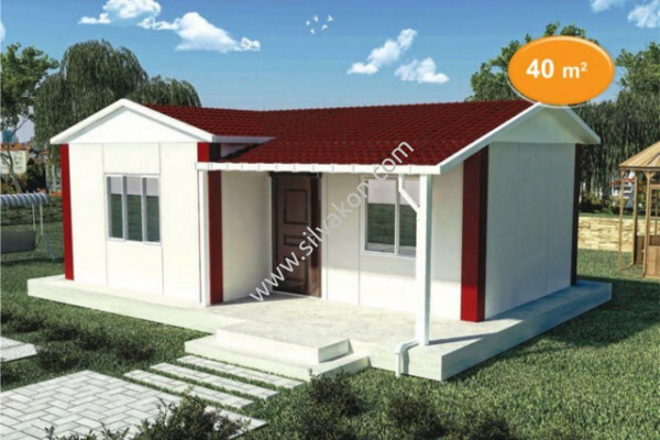 40 m2 Tek Katlı Prefabrik Konut