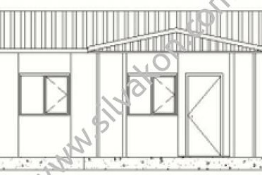 183 m2 Prefabrik Ofisler